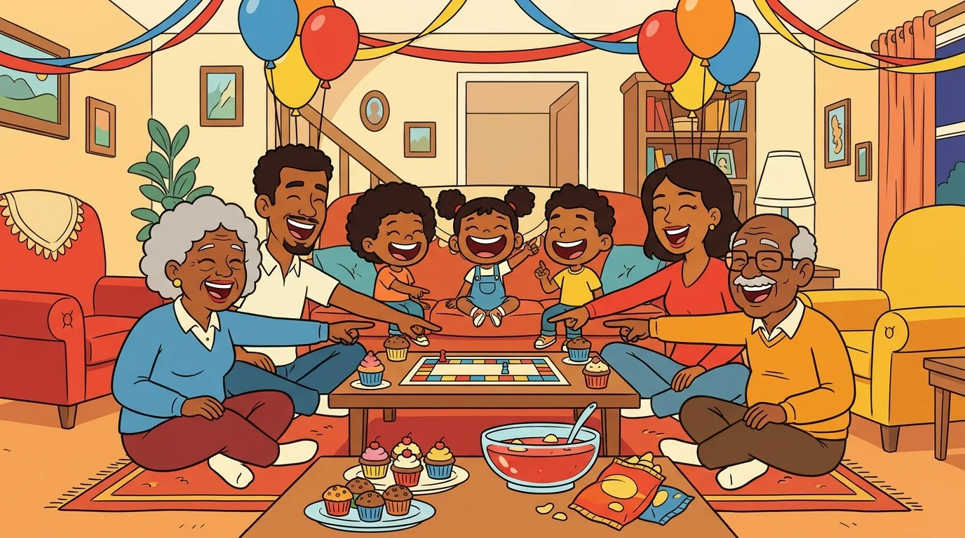 10 Family Party Games for Mixed Ages and Easy Setup