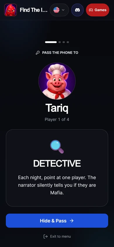 Mafia Game: Revela tu rol secreto Mafia Game: Revela tu rol secreto