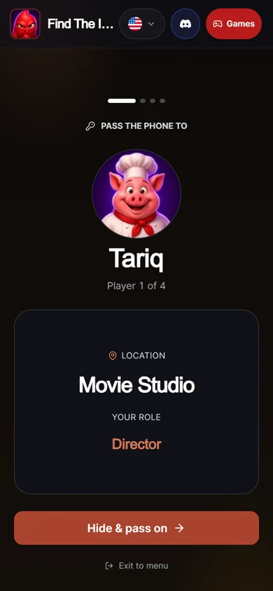 Spyfall Game: Reveal your secret role Spyfall Game: Reveal your secret role